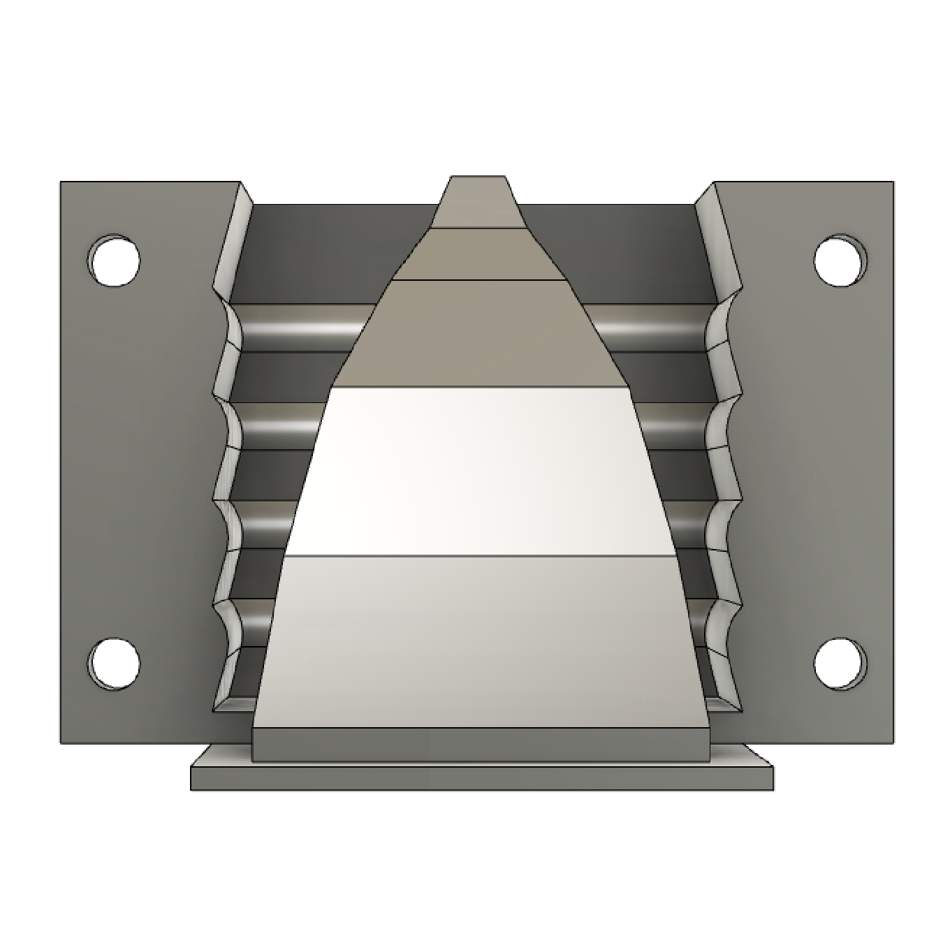 Descargar archivo STL MOLDE MACETAS DE CEMENTO MOD30 • Diseño